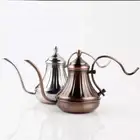 Long Mouth Gooseneck Tea Kettle Elegant Teapot Bronze Coffee Pot Restaurant