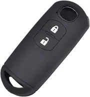 Happyit Silicone Car Key Cover Case for Mazda 2 3 5 6 CX-3 CX-5 CX-7 CX-9 Speed Miata MX5 Remote Fob 2 3 4 Buttons (2 Buttons)