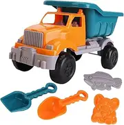 Ｓｉｍｈｏａ Kids Beach Toy Set Truck Spade Children Sand Toys Pretend Play for Park Outdoor