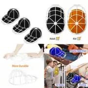 US 4-8 Pc Sturdy Plastic Frame Cage Baseball Cap Washer Cleaner Protector Holder
