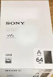 SONY WALKMAN NW-A307 Gray 64GB Hi-Res A300 Series Audio Player 2023