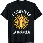 有趣的拉丁語幽默禮物我倖存下來了 LA CHANCLA T 恤