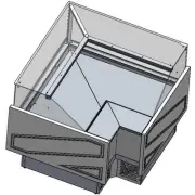 Tecnodom By Fhe Series Mr Corner Deli Display W/ Storage & Castors - Deli Di...