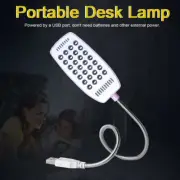 DC USB 5V Ultra Bright Flexible 28LEDs Reading Lamp LED USB Book Light Eye Care