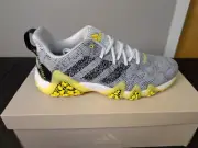 NEW IN BOX MEN'S ADIDAS CODECHAOS 22 SHOES, COLOR: GRAY/WHITE/YELLOW, SIZE: 11.5