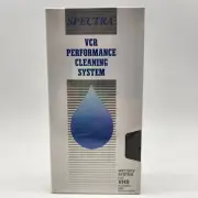 Spectra VCR Performance Cleaning System Wet/Dry For VHS Players Recorders Sealed