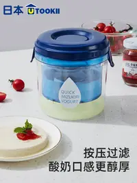 在飛比找樂天市場購物網優惠-日本酸奶過濾器水分乳清分離器自制希臘老酸奶酪奶清過濾網瀝干