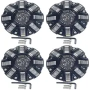 Panther Off-Road Wheel Center Cap Gloss Black Chrome CAP OR-D2 CAP OR-D + SCREW