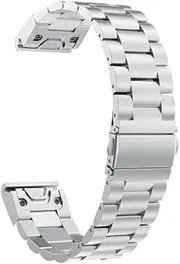 [ISOUDE] 26mm Watchband Strap For Garmin Fenix 7X 6X Pro/Descent MK1/5X Plus/Coros VERTIX2 Stainless Steel Watch Quick Release Correa