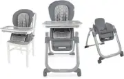 Ingenuity Smartserve 4-In-1 High Chair - Connolly, Grey Colour Name:Grey