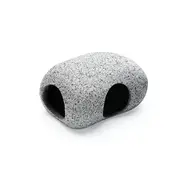 Ceramic Cichlid Rock (TWO HOLE ) L(R 6) For Fish Shrimp Snail Tank Aquarium