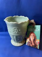 NWT The Pioneer Woman Timeless Beauty Jade Jadeite Milk Glass Creamer New