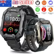 Smart Watch with Heart Rate Monitor Blood Pressure Monitor 5ATM- DT Commander