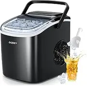 ecozy Ice Maker Machine, Portable Ice Machine, 9 Ice Cubes in 6 Mins, 12KG in 24Hrs, 2 Sizes of Ice, Self-Cleaning Ice Cube Maker, Countertop Ice Maker for Home/Office/Kitchen/Bar