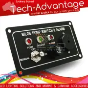 12V AUDIBLE ALERT SAFETY BILGE & CONTROL SWITCH PANEL