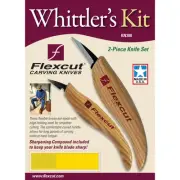 Flexcut Whittler's Wood Chisel Set (2-Piece) KN300 Flexcut KN300 651646503006