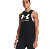 3 X Womens Under Armour Live Sport Style Tank Top Black Singlet