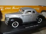 1940 FORD DELUXE TIMELESS CLASSICS 1:18 MOTORMAX OPENING DOORS HOOD & TRUNK