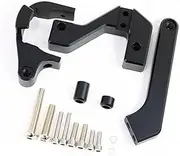 ZUXIM for VSETT, 10+ Spare Electric Scooter Directional Carbon Fiber Electric Scooters Damper Kit(Black Only Bracket2)