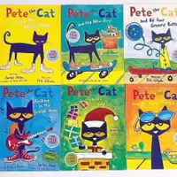 在飛比找蝦皮購物優惠-全新🔥Pete the Cat 大開6冊I can read