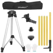 Telescoping Laser Level Pole with Tripod, 12Ft./3.7M Laser Level Tripod Inclu...