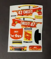 2023 Custom Ricky Stenhouse #47 Cheez-It 1/64 Peel & Stick Decals