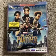 Black Panther Blu-ray + Digital, 2018 Chadwick Bozeman - Brand New, Sealed!