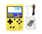 Handheld Game Console Retro Video Game Player Kids Toy Gift Built-in 16GB Yellow