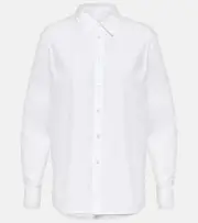[Nili Lotan] Nili Lotan Raphael cotton poplin shirt AU 14 white