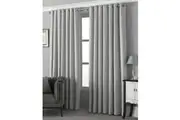 Riva Home Pendleton Ringtop Eyelet Curtains (Silver) - UTRV1211