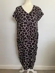 TS Taking Shape Plus Size Women’s Size 12 Chloe Giraffe Print Midi Dress BNWT