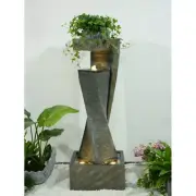 Romain Outdoor Fountain Fully Self-Contained w/10m Cable UV Resistant Polyresin