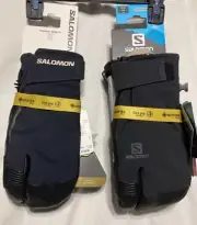 Salomon QST Paw Gore-Tex Primaloft Leather Palm Mitt Unisex Adult Black XL, XXL