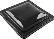 RV Roof Vent Cover, Replacement Vent Lid, Top Vent Cover, Motorhome Roof Vent, Rain Bloking Design, Compatible with Jensen, Ventline Vents, for Camper RV Trailer (Black)