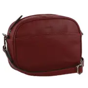 Milleni Women's Nappa Leather Shoulder Crossbody Bag/Clutch 25x20cm Cabernet