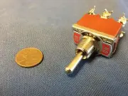 1 DPDT Momentary-Off-Momentary ON/OFF/ON Toggle Switches 15A 1/2"