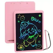 LCD Writing Drawing Tablet & Lanyard Stylus for Kids 3-10 Years (11inch Pink)