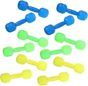TOBBOMEY 6 Pairs Interactive Dumbbells Lightweight Weights for and Durable Exercise for Gymnastics and Performances Develop Coordination and Physical Skills