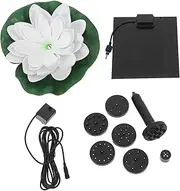 POPETPOP 1 Set Solar Powered Fountain Water for Garden Decoration Outdoor Water Feature Charming Flower Solar Fountain for Patios and Balconies