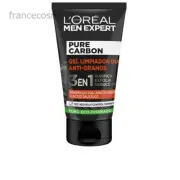 L'oreal Paris MEN EXPERT pure charcoal gel limpiador antigranos 3 en 1 100 ml