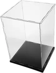 HANABASS Clear Acrylic Boxing Glove Display Case Showcase for Collectibles Transparent Design for Single Glove Models for Hobbyists and Sports Memorabilia