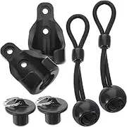 BAZEITFLOW 1Set Heavy Duty Bungee Cord Ends for Roller Blinds Windproof Ball Lock Replacement Bungee Cords Durable Curtain Rod Bracket Holders Wind Protection for Indoor