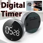 Magnetic Kitchen Timer Cooking Shower Study Clock LED Digital Countdown Alarm