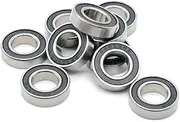 10Pcs 6702RS Bearing 15x21x4 mm ABEC-3 Hobby Electric RC Car Truck 6702 RS 2RS Ball Bearings 6702-2RS Blue Sealed