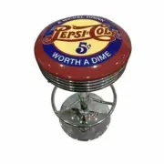 PEPSI PEPSI-COLA BAR STOOL ERGONOMIC COMFORTABLE GREAT FOR CAVE