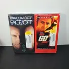 Face Off Gone In 60 Seconds (VHS 1997 2001) Nicolas Cage New Factory Sealed Lot