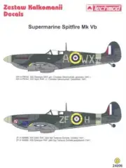 Techmod Decals 1/24 SUPERMARINE SPITFIRE Mk-Vb Fighter