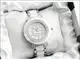 柒彩年代˙Valentino范倫鐵諾 名媛必備珍珠貝面爪鑲方晶鋯石精密陶瓷手錶腕錶【NE744】單支