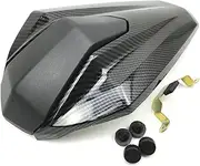 Compatible with Kawasaki Ninja 400 NINJA400 2018 2019 Motorcycle Rear Pillion Passenger Cowl Seat Back Cover Fairing Part(Carbon)
