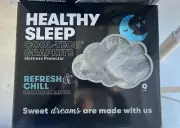 Healthy Sleep Ultra-Tech Tencel Refresh & Chill Mattress Protector, Cool Tech